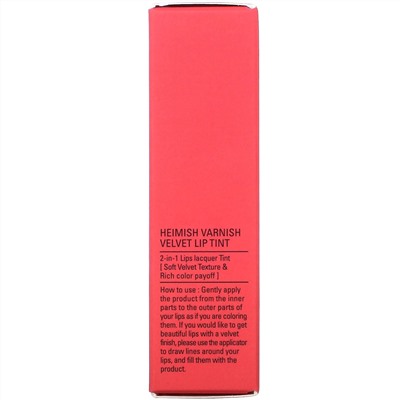 Heimish, Varnish Velvet Lip Tint, 03 Scarlet Pink, 1 Lip Tint