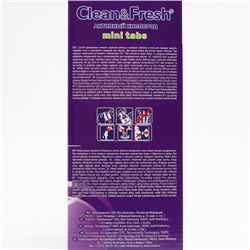 Таблетки для посудомоечных машин Clean&Fresh, All in1 mini tabs, 200 шт.