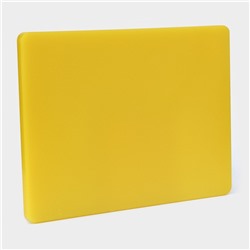 Доска профессиональная разделочная Hanna Knövell, 40×30×1.8 см, жёлтая