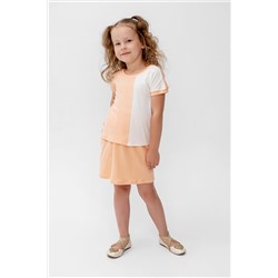 Костюм с юбкой Элис Персиковый/молочный НАТАЛИ, 876333