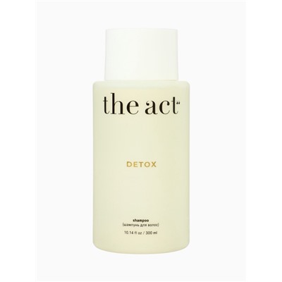 Шампунь для волос глубоко очищающий The Act с яблочным уксусом и гидролизованным кератином, 280 мл 1