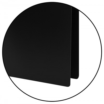 Папка скоросшиватель пластиковая непрозрачная черная 0,55мм 4055 inФОРМАТ