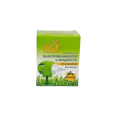 Go Out электрофумигатор и жидкость от комаров без запаха 30ночей