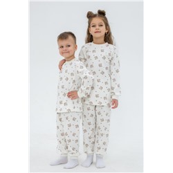 Пижама интерлок Морфей 10117 (Кремовый_коричневый)