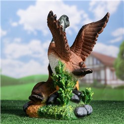 Садовая фигура из полистоуна «Утка с селезнем», 35 см