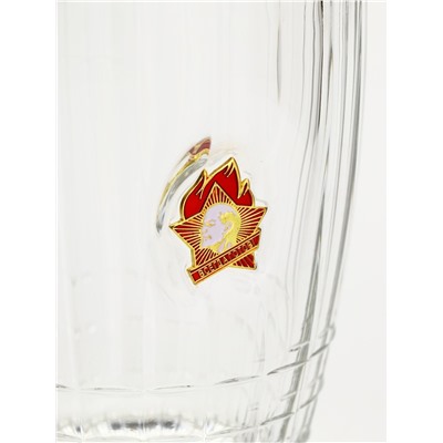 Кружка пивная непробиваемая «Пионер», стекло, 500 мл