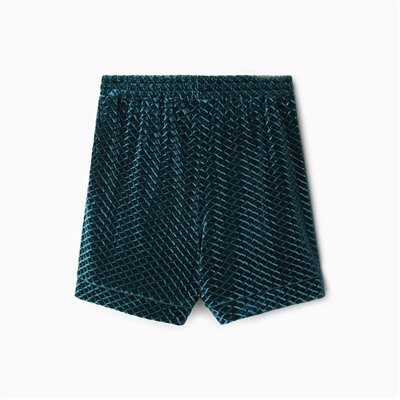 Шорты женские KAFTAN «Бархат» размер 40, зеленый