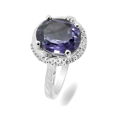 Кольцо из серебра синт.александрит, Илана