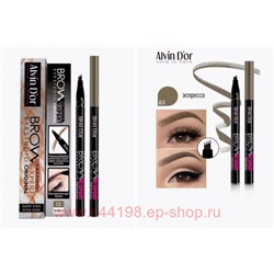 Alvin D`or Лайнер для бровей Brow Tattoo тон 03 Espresso 0,7мл Р-10