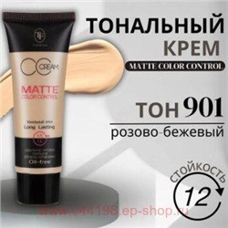 Triumph Тональный Крем для лица тон 901 розово бежевый Matte Color Control CTW 09 30 мл