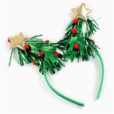 Карнавальный костюм новогодний «Ёлочка», рост 110-116 см, платье, ободок