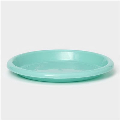 Горшок для цветов с поддоном Доляна «Эрика», 0.7 л, цвет бирюзовый