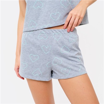 Пижама женская (футболка, шорты) KAFTAN Fresh, размер 40-42