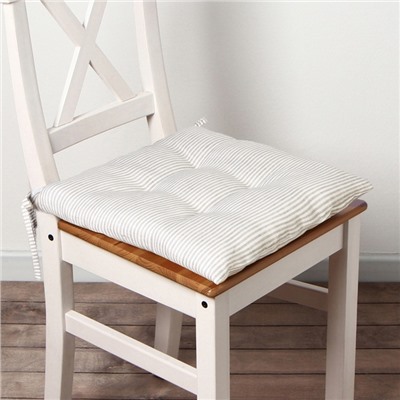 Подушка на стул SL HOME Direction, 42×42 см, белая