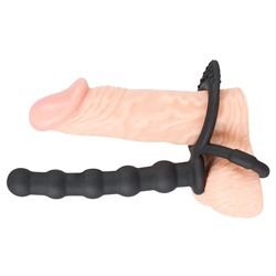 Насадка на пенис для двойного проникновения Cock   ball ring