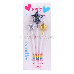 Набор свечей праздничных "Звёздочки"