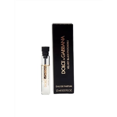 DOLCE & GABBANA VELVET BLACK PATCHOULI edp 1.5ml пробник