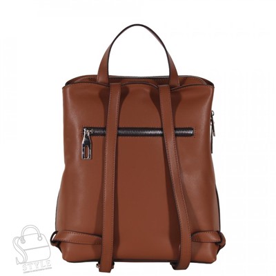 Рюкзак женский кожаный 726VG brown Vitelli Grassi
