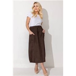 Юбка женская  171/02/Коричневый