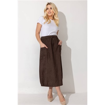 Юбка женская  171/02/Коричневый