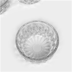 Соусники Zarin, d=8 см, 140 мл, набор 6 шт., стекло, прозрачные