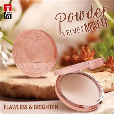 TLM Матирующая компактная пудра для лица, тон 103 Natural