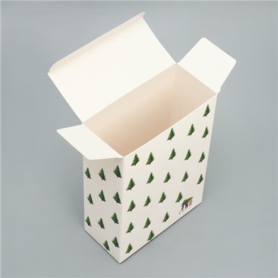 Коробка подарочная новогодняя складная «Машинка», 16×23×7.5 см