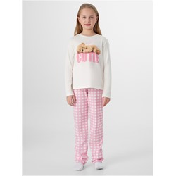 КОМПЛЕКТ ДЛЯ ДЕВОЧЕК (ЛОНГСЛИВ, БРЮКИ) 567755