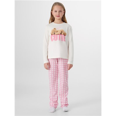 КОМПЛЕКТ ДЛЯ ДЕВОЧЕК (ЛОНГСЛИВ, БРЮКИ) 567755