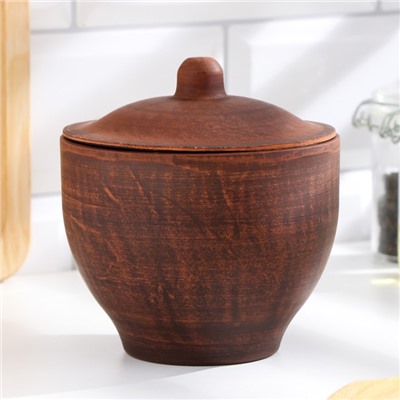 Горшок для запекания «Классика», 600 мл, красная глина