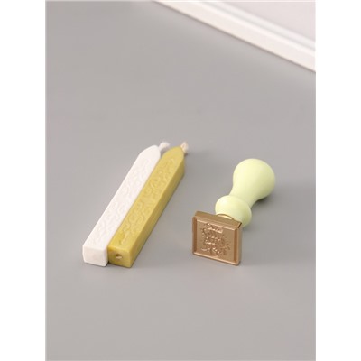 Подарочный набор для сургучной печати «Мой маленький ангел», печать, ручка, сургуч, 12.5×10×3.6 см