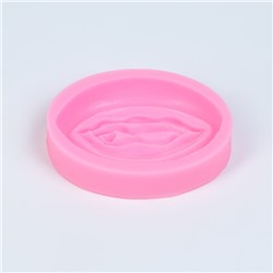 Форма для шоколада, 18+, 8×6.5 см, розовый