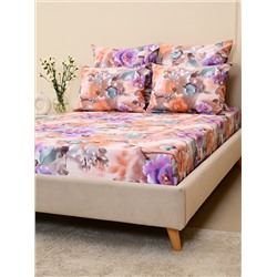 Простыня бязь люкс - Фиалки