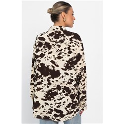 Блуза Тайна очарования (бело-коричневая) Б14432-5М