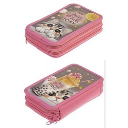 Пенал 6-ти ств. 190х110 мм "Сочные истории " с табл.умножения (094764) 47128 Хатбер