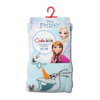 Disney Conte-kids Хлопковые колготки с люрексом, стразами и рисунками героев ©Disney Frozen