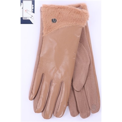 Перчатки жен. LuMeiJia  A-2 мех/сенсор