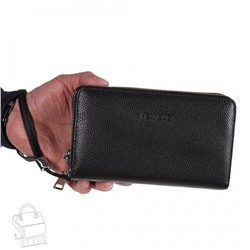 Клатч мужской кожаный 5388H black Heanbag