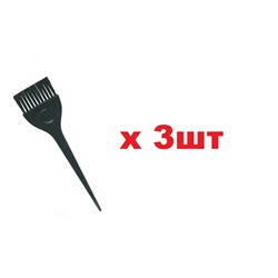 Dewal Beauty Кисть для окрашивания волос T-1158 черная  широкая 3шт
