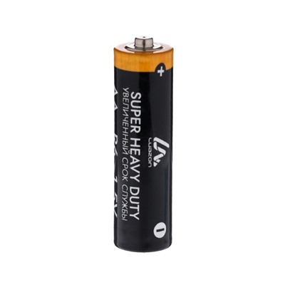 Батарейка солевая Luazon Super Heavy Duty, АА, R6, блистер, 2 штуки
