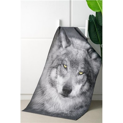 Полотенце банное Акела (Темно серый)