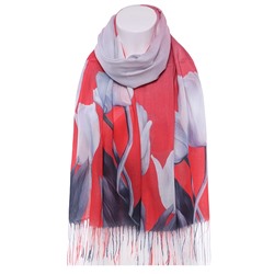 Палантин D2323 Тюльпаны