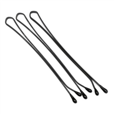 Dewal Невидимки для волос прямые SLN50P-1/24, 50 мм, чёрный, 24 шт. 5237