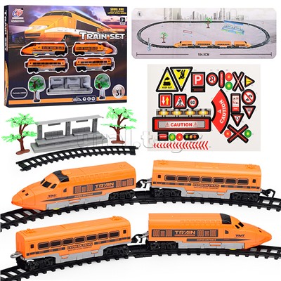 Железная дорога "Train set-2" в коробке