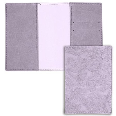 Обложка для паспорта Listoff "Jade. Фиалковый" искусственная кожа с текстурой ОПК0519 Listoff