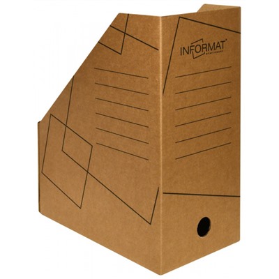 Накопитель вертикальный картон А4 150мм микрогофро-картон RN00150N inФОРМАТ