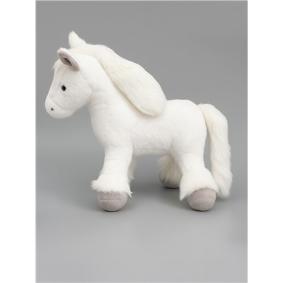 Мягкая игрушка «Лошадка» белая, 40 см