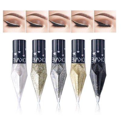 Набор блестящих подводок для глаз 5 штук Lookave, Палитра: LK48E