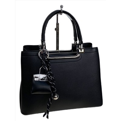 Женская сумка из искусственной кожи, цвет черный