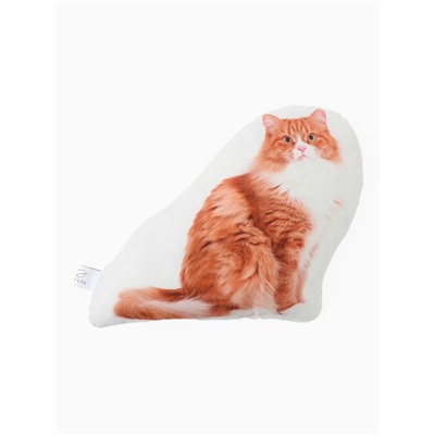 Подушка «Этель» Gingerl cat, 40×33 см, 100% п/э, велюр